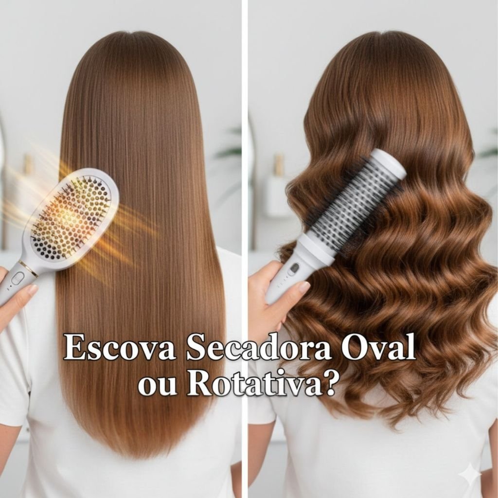 Escova Secadora Oval ou Rotativa